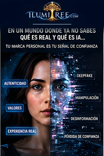 Rostro humano auténtico frente a su versión digital: credibilidad humana frente a los deepfakes
