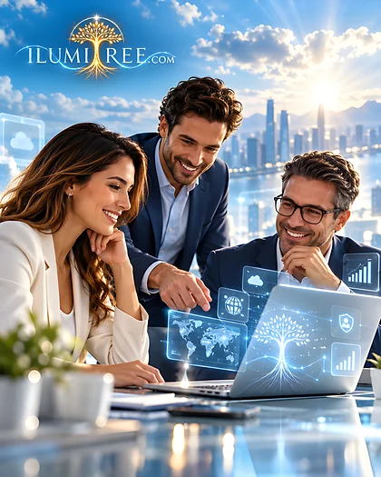 Colaboración profesional y confianza online con analítica y seguridad