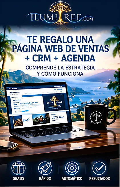 Te regalo una página web de ventas + CRM + agenda: comprende la estrategia y cómo funciona