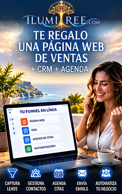 Emprendedora recibe una página web de ventas funcional con CRM, agenda y automatización: primero dar