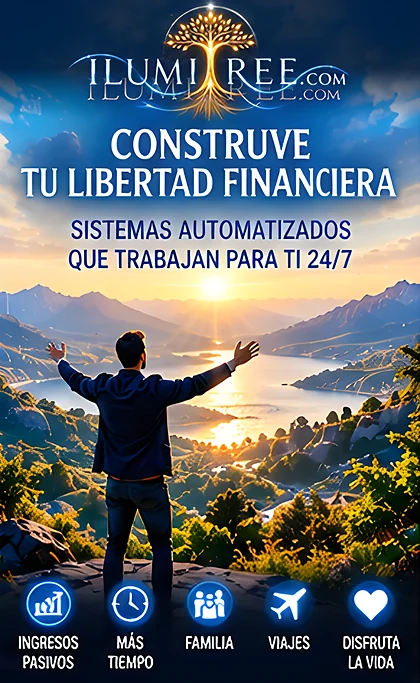 Profesional celebrando ante montañas al atardecer: sistemas digitales para una mayor autonomía económica